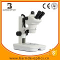 (BM-600T) Trinocular 5X-80XChina Supplie WF10x Eyepiece Upper and Lower LED lights Zoom Stereo Microscope with C-Mount